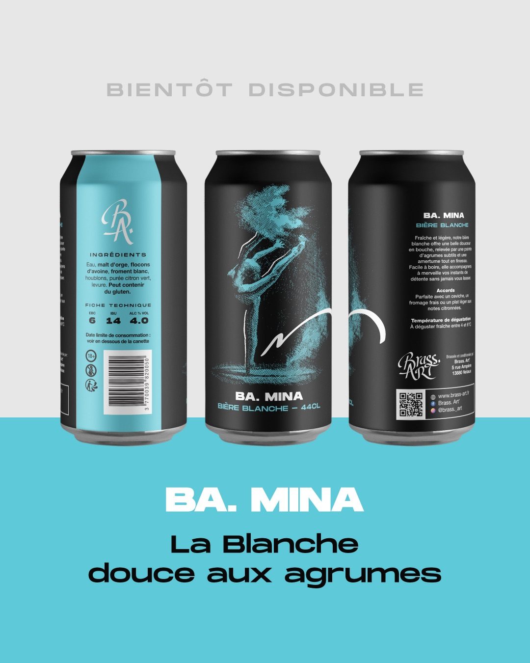 la biere blanche artisanale de provence en canette