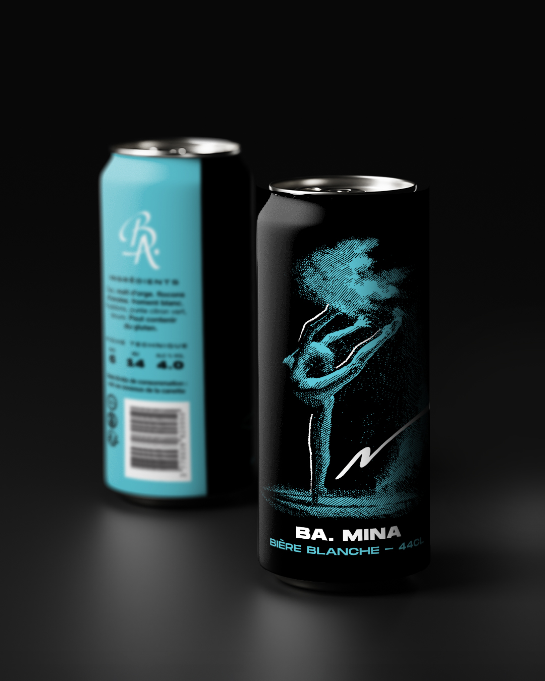 la biere blanche artisanale de provence en canette